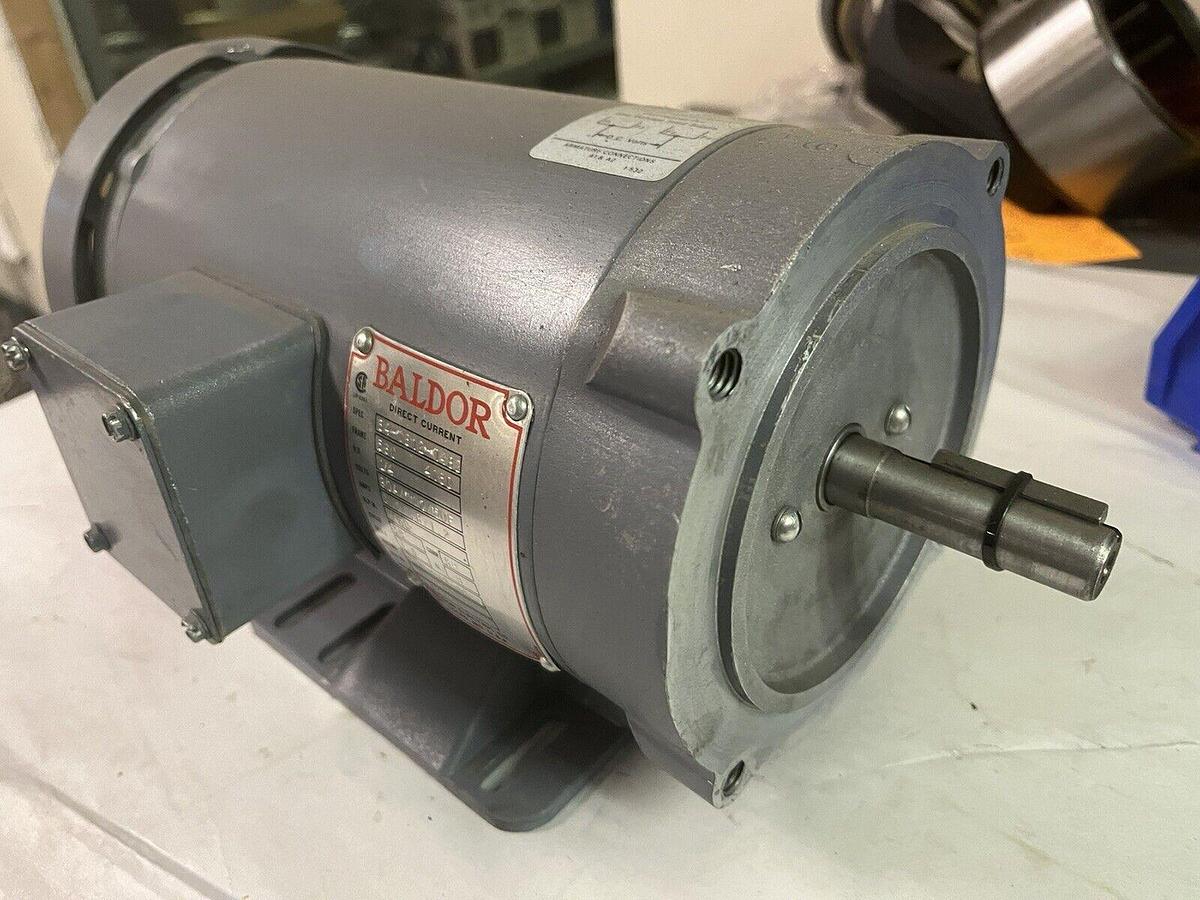 Used BALDOR,34-1812-1482,DC MOTOR 1/4HP 90VDC 1750RPM 56C