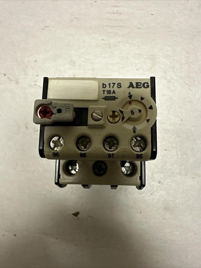 Used AEG,910-341-931-00,Thermal Overload Relay 16A (G018)