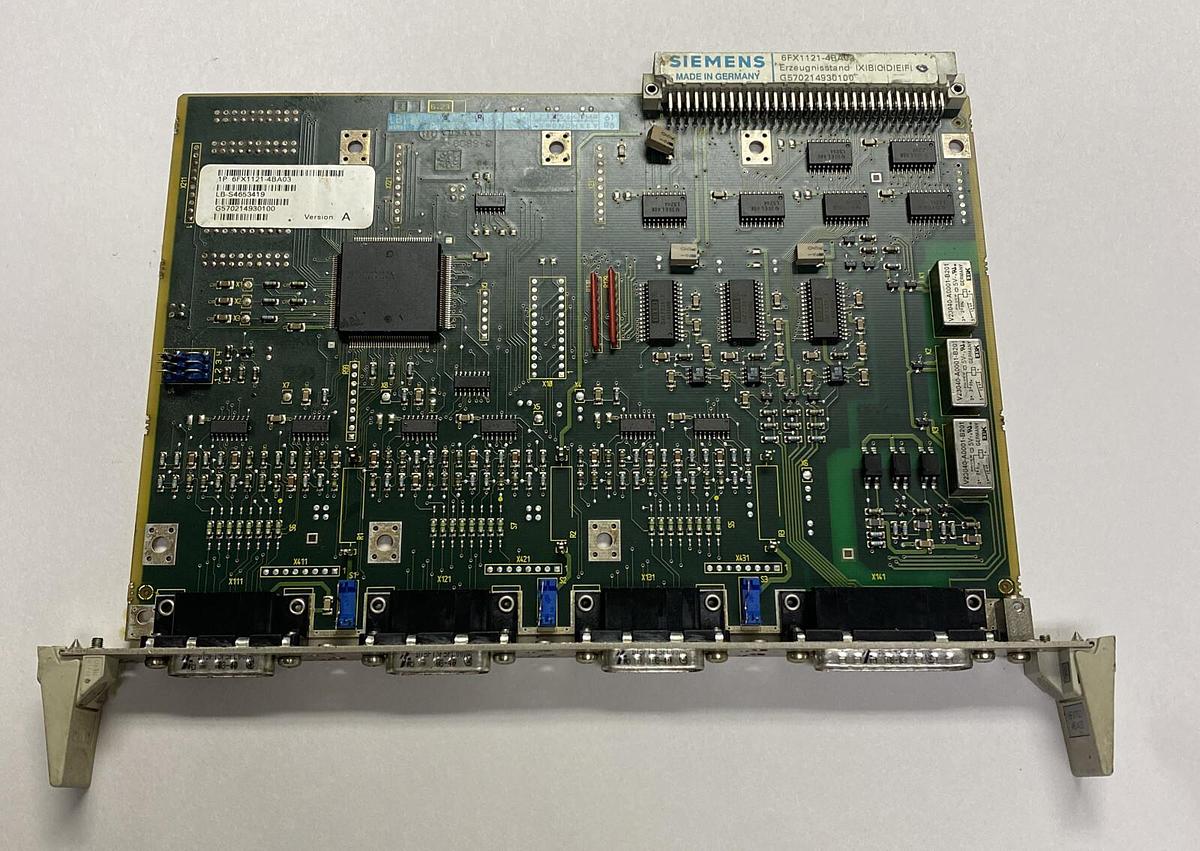 Used SIEMENS,6FX1121-4BA03,SERVO INTERFACE MODULE