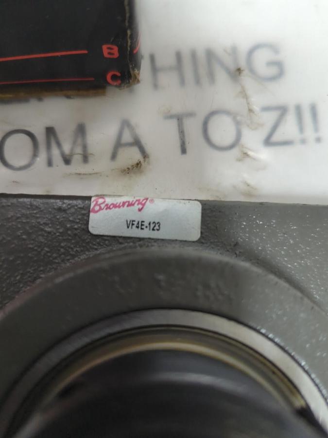 BROWNING,VF4E-123,FLANGE 4-BOLT MOUNTED BEARING 1-7/16 INCH BORE NOS