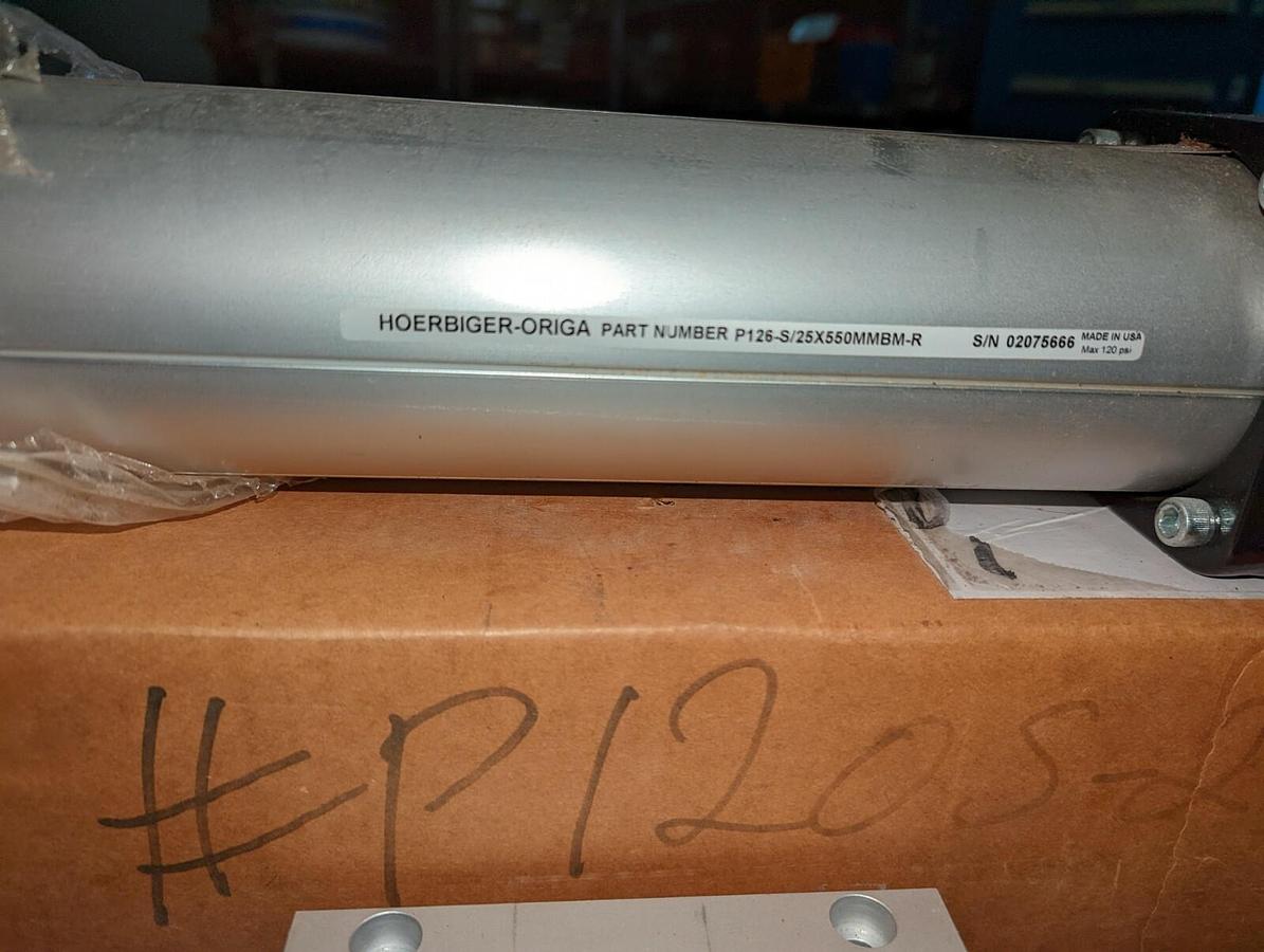 HOERBIGER-ORIGA,P126-S/25X550MMBM-R, RODLESS CYLINDER NOS