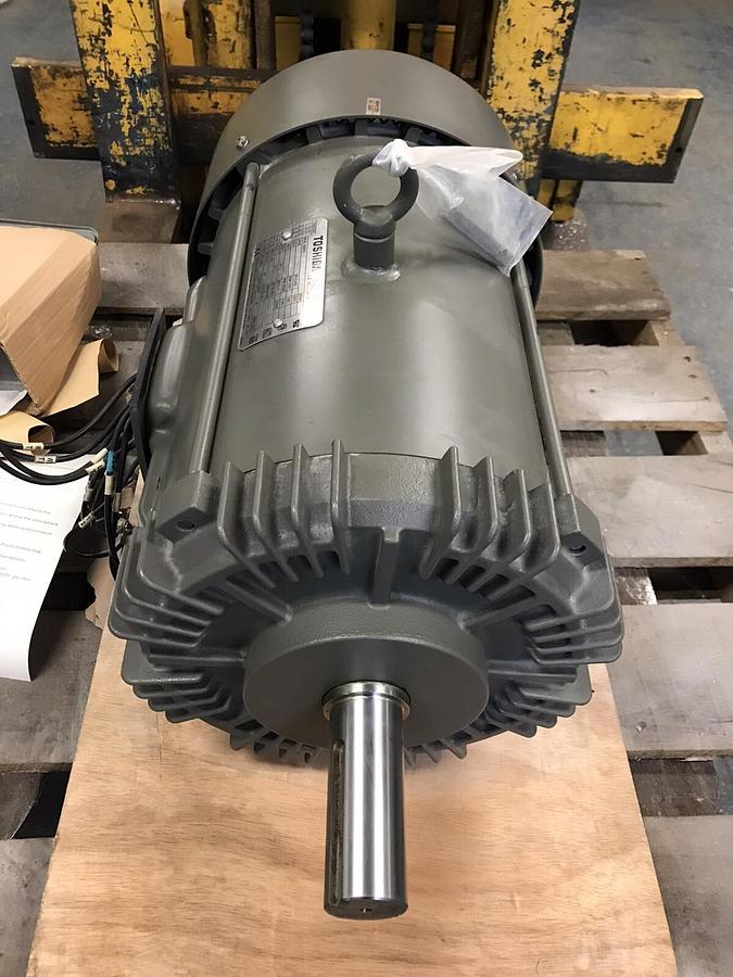 Toshiba,0152FCNA21A-P HI-EFF,Epact Induction Motor 15HP 3520RPM 230/460V Fr 254T