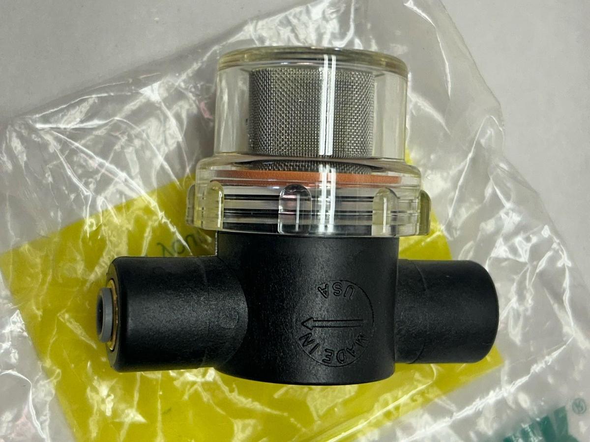 Shurflo,255-213,RV Replacement Water Pump Strainer 1/2 In Twist-On LOT OF 2