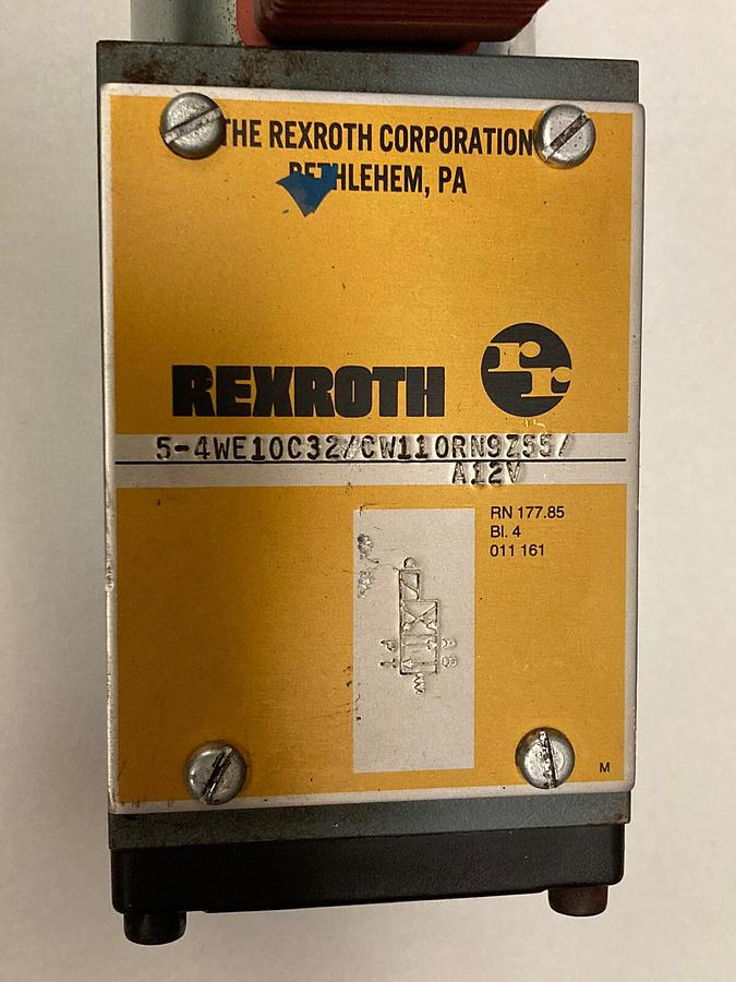Used Rexroth,5-4WE10C32/CW110RN9Z55/A12V,Hydraulic Valve