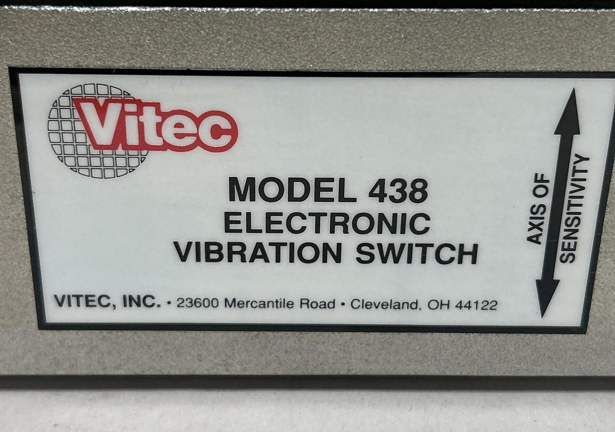 Used VITEC,438,ELECTRONIC VIBRATION SWITCH