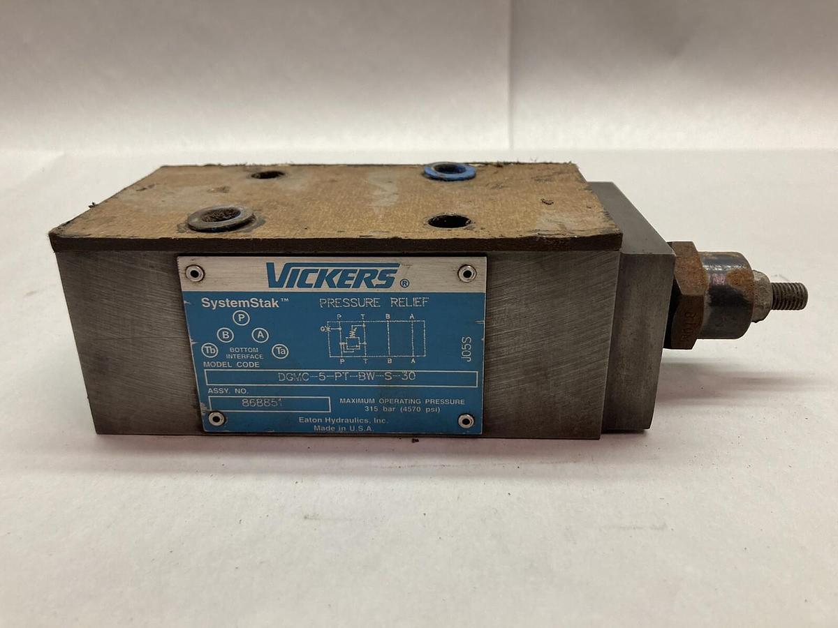 Used Vickers,DGMC-5-PT-BW-S-30,Pressure Relief Valve