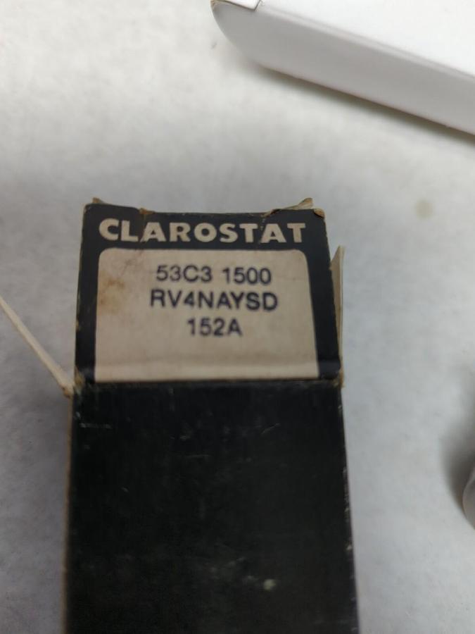 CLAROSTAT,53C3 1500,POTENTIMETER RV4NAYSD LOT OF 2 NOS