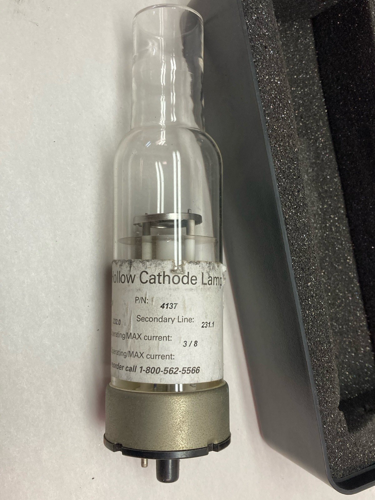 Buck Scientific,4137,Hollow Cathode Lamp Primary 232 Secondary 231.1