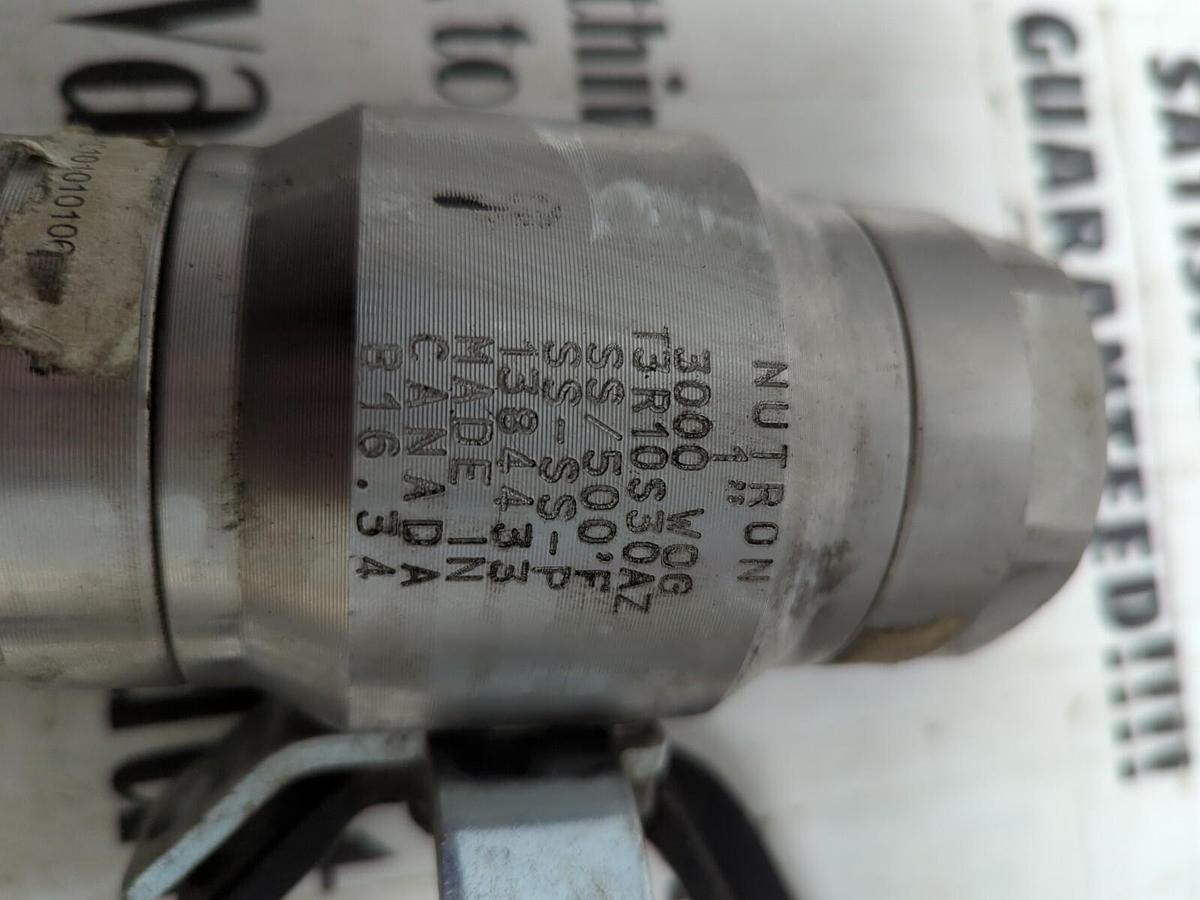 NUTRON,1 INCH,3000WOG FLOATING BALL VALVE NOS