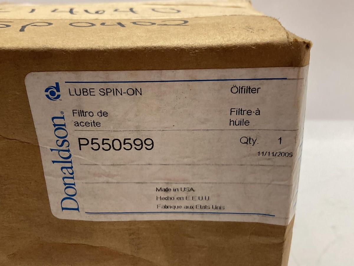 Used Donaldson,P550599,Spin On Lube Filter