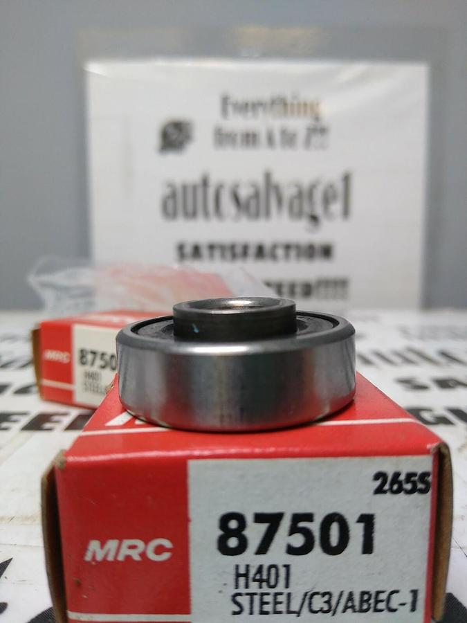 MRC,87501,Deep Groove Ball Bearing Lot of 2 NOS