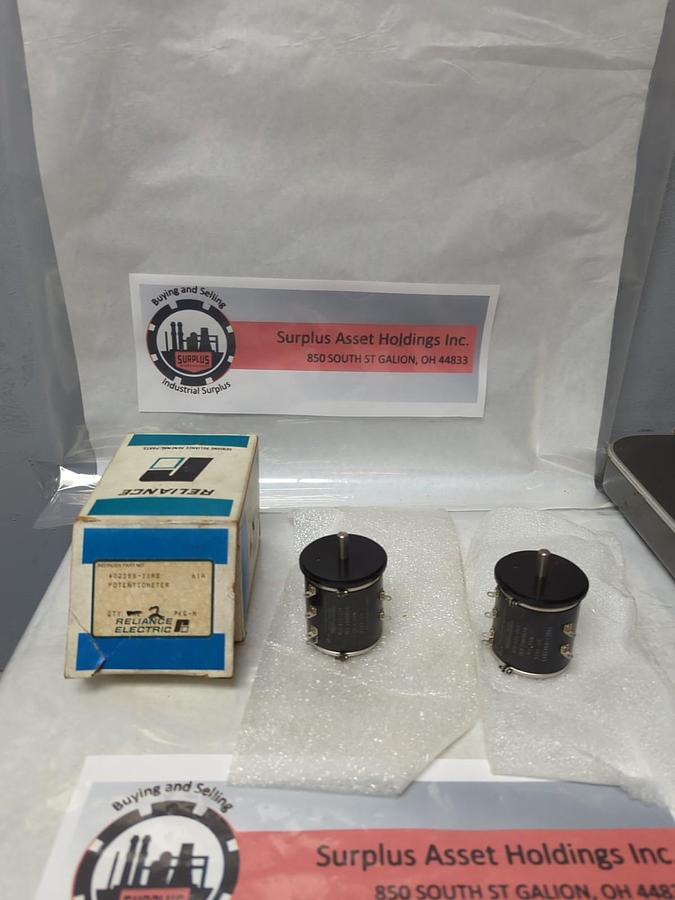RELIANCE,402388-11RB,POTENTIOMETER LOT OF 2 NOS
