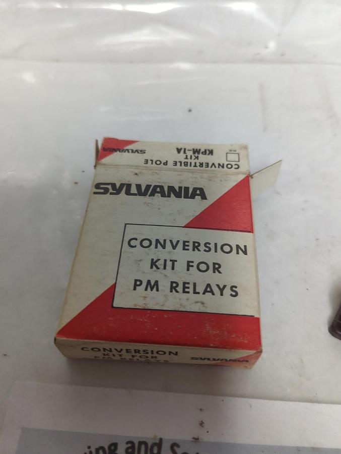 SYLVANIA,KPM-1A,CONVERTIBLE POLE KIT FOR PM RELAYS NOS