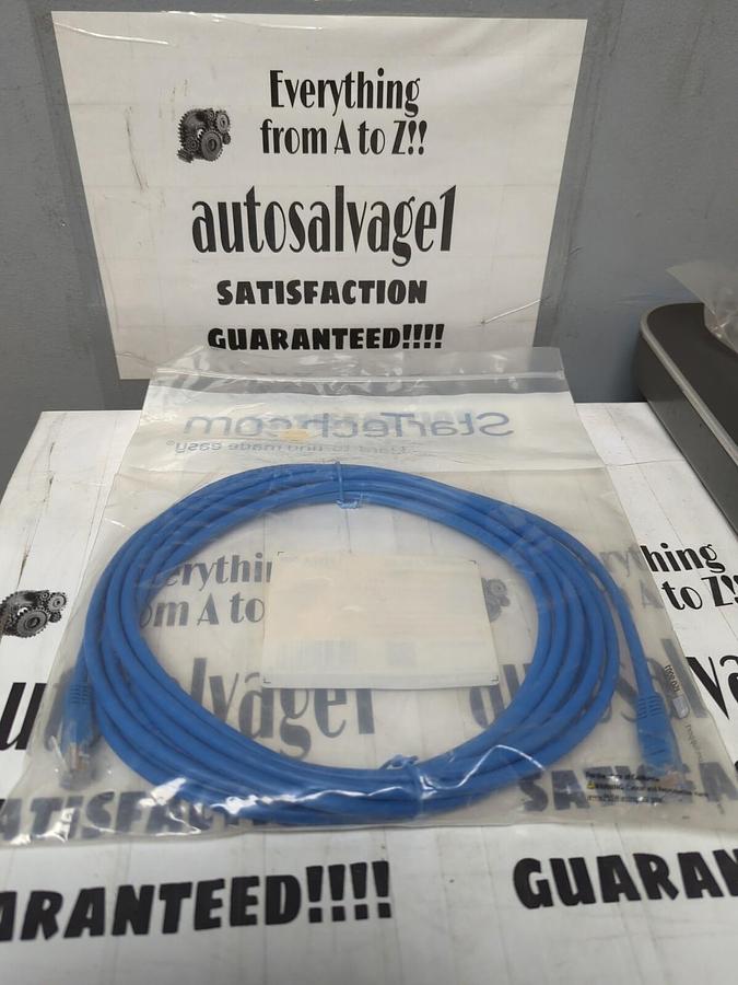 Used STARTECH,M45PATCH15BL,15FT BLUE MOLDED CAT5E UTP PATCH CABLE NEW