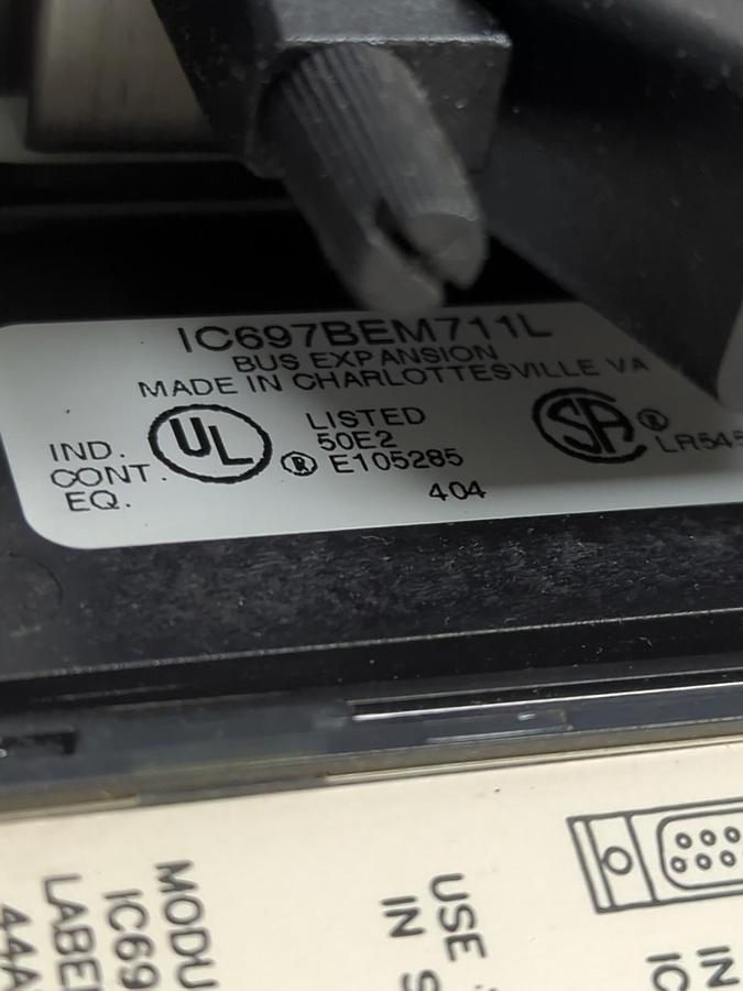Used GE FANUC,IC697BEM711L,BUS RECEIVER PRE-OWNED
