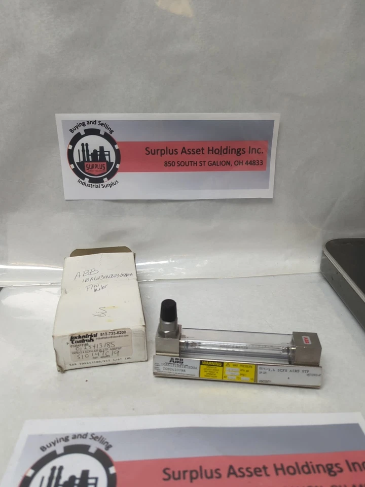 Used ABB,10A6131NB11B1B1X00A,VARIABLE AREA FLOW METER NOS