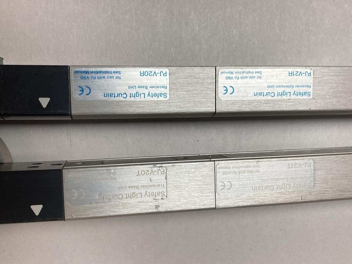 Used Keyence,PJ-V21T & PJ-V21R w/PJV20T & PJ-V20R,Safety Light Curtain Sets