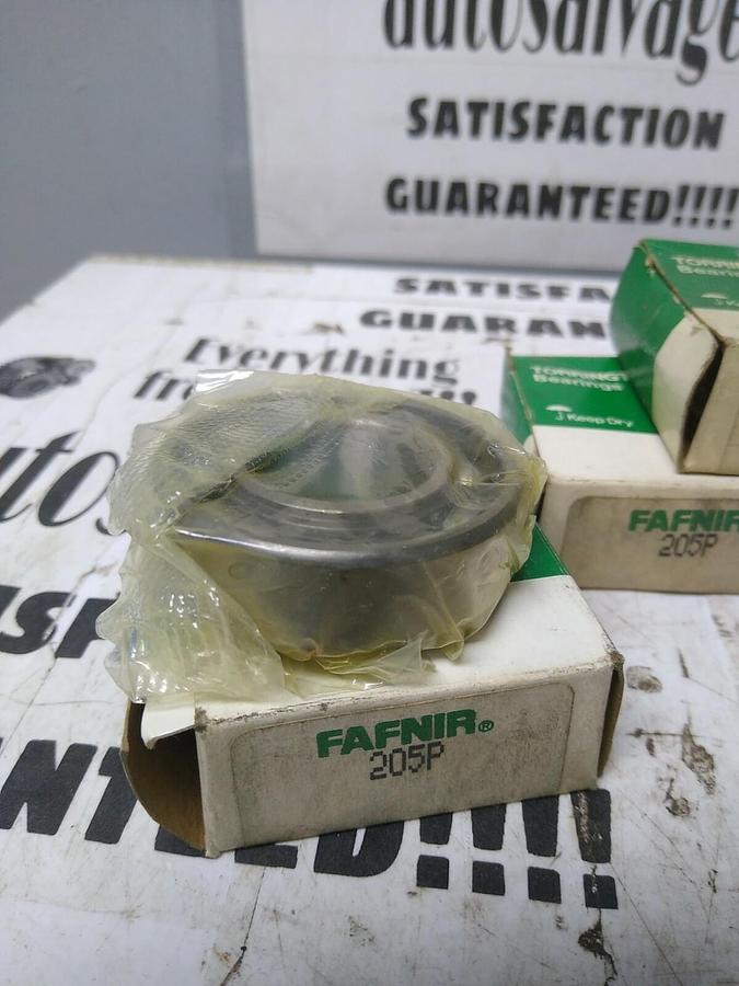 FAFNIR,205P,DEEP GROOVE BALL BEARING SINGLE SHIELD LOT OF 4 NOS