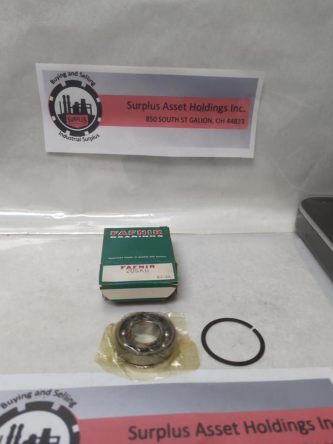 FAFNIR,205KG,BALL BEARING WITH SNAP RING NOS