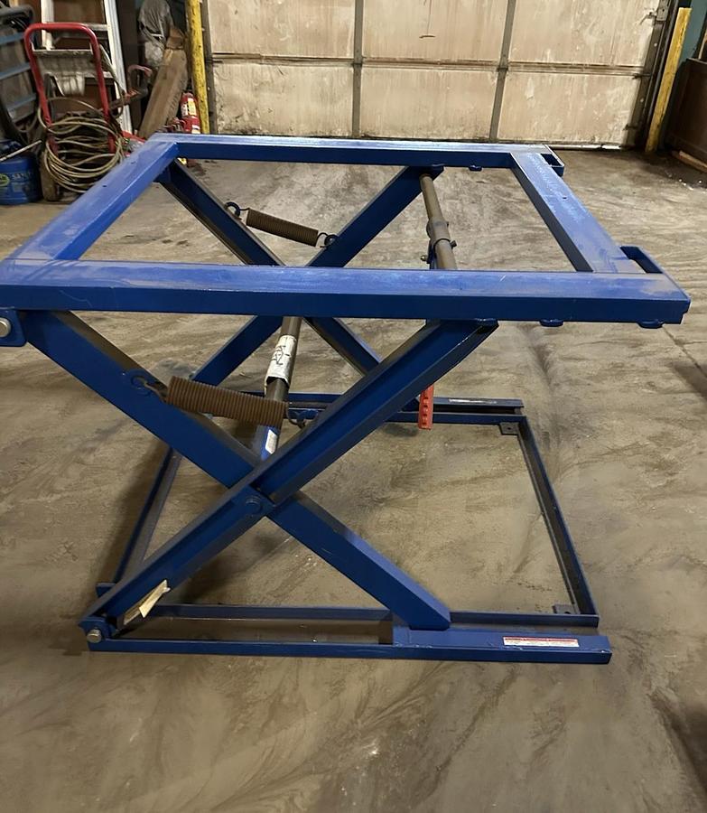 Vestil,PS-4045,5000lb Adjustable Height Manual Pallet Stand NEW w/o Caster Kit