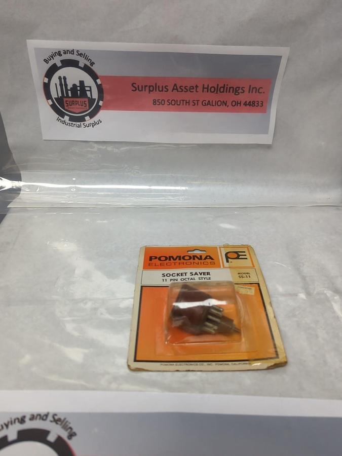 POMONA ELECTRONICS,SS-11,SOCKET SAVER 11 PIN OCTAL STYLE NOS