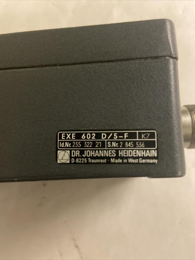Used Heidenhain,EXE 602 D/5-F, Interpolation Digitizing Module 5V With Cable