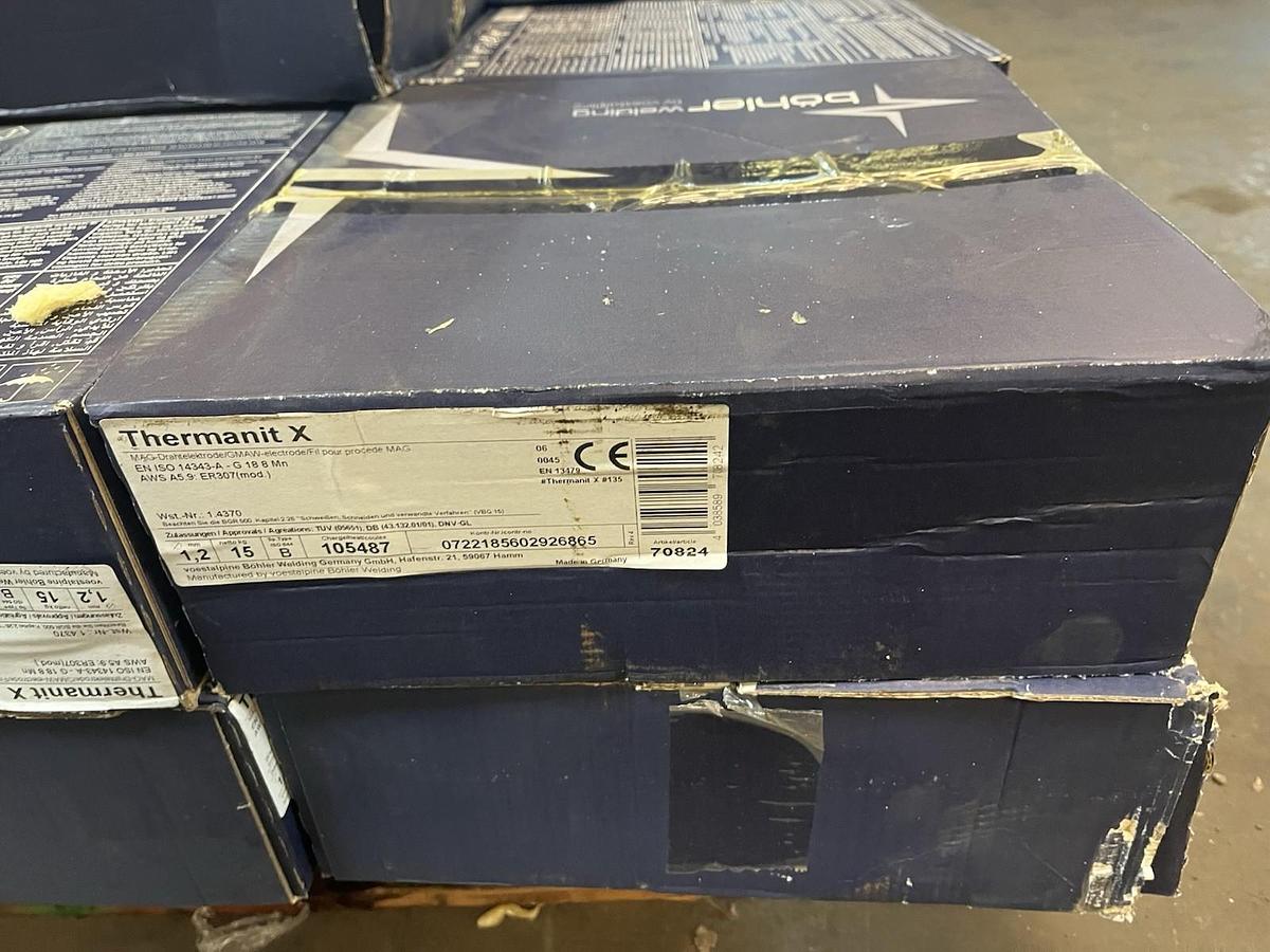 Used THERMANIT,EN ISO 14343-A-G-18.8Mn,WELD WIRE 1.2MM 33LBS