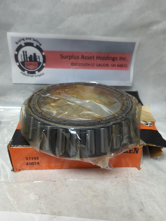 TIMKEN,67390,ROLLER BEARING CONE NOS