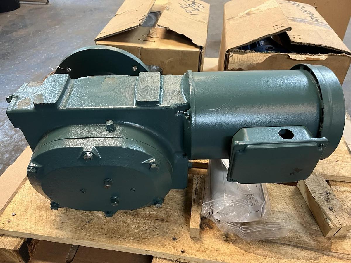 DODGE,07916724G4,COMBINATION XL GEAR REDUCER MOTOR 1HP 101 RATIO OUT RPM 17