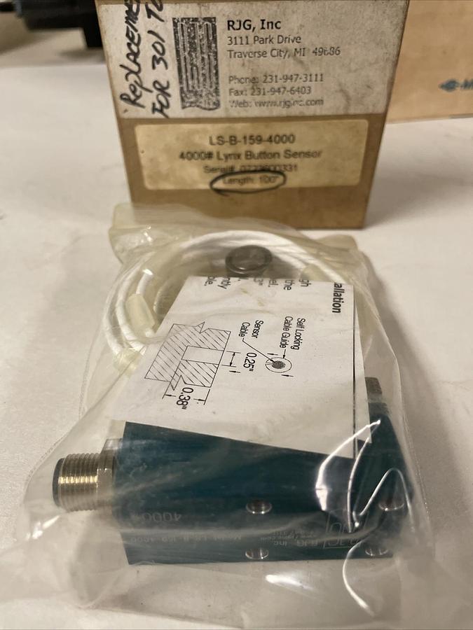 Used RJG,LS-B-159-4000,LYNX BUTTON SENSOR