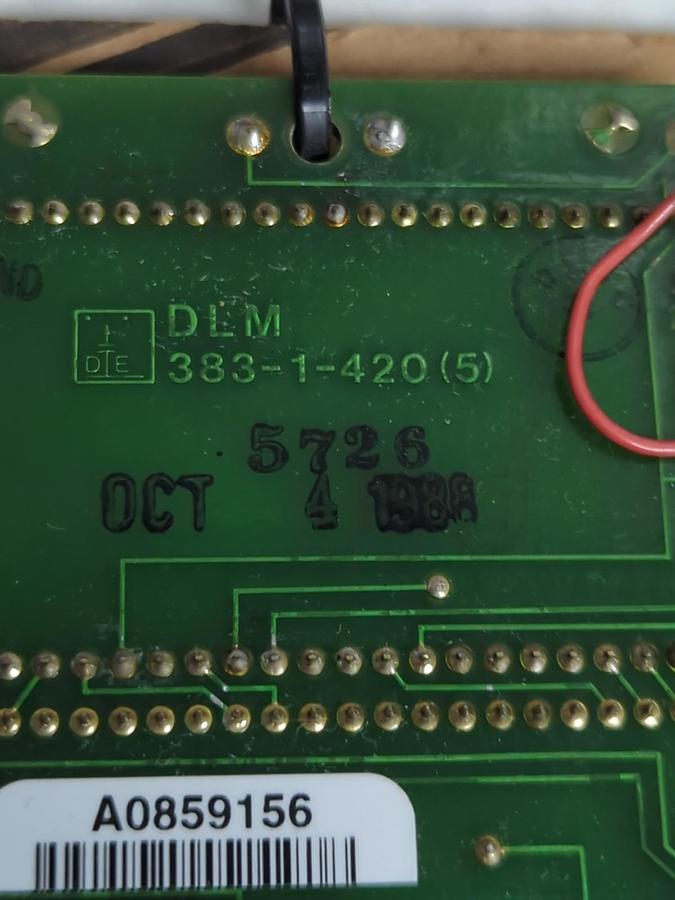 Used DLM,383-1-420,CIRCUIT BOARD/DISPLAY PRE-OWNED