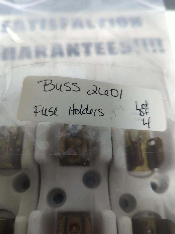 COOPER BUSSMANN,2601,CERAMIC FUSE HOLDER 30A/250V LOT OF 4 NOS