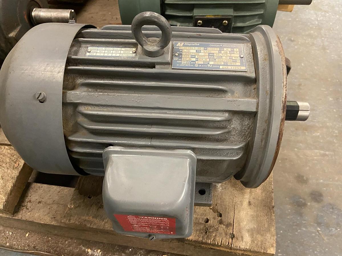Used Magnetek,9-391203-62,Type SC 3Hp Motor 1740RPM 230/460V Frame S182TC
