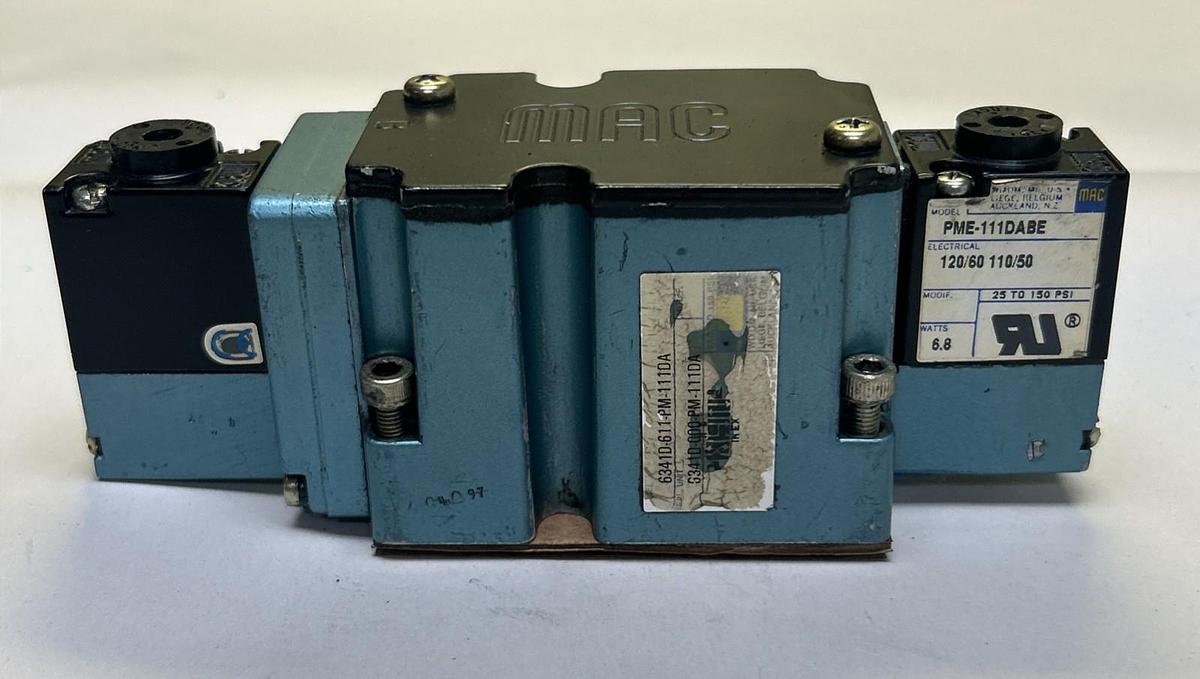 Used MAC VALVES,6341D-000-PM-111DA,SOLENOID VALVE