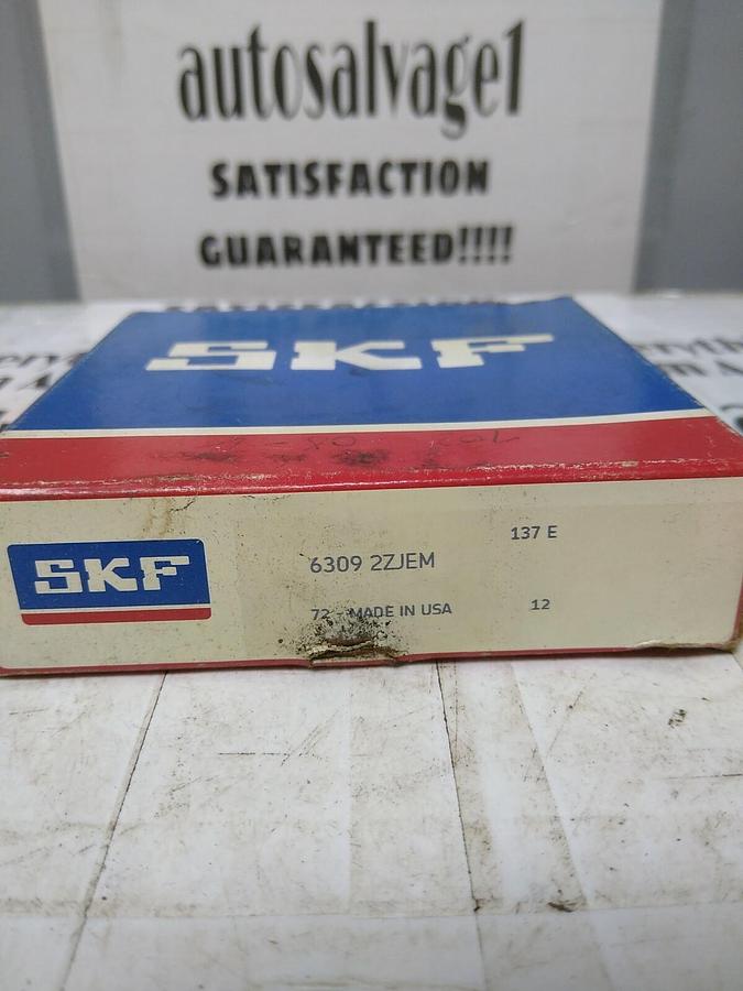 Used SKF,6309 2ZJEM,Deep Groove Ball Bearing NOS