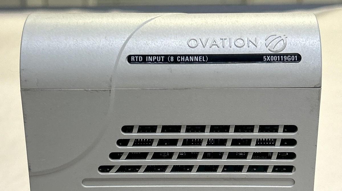 Used OVATION,5X00119G01,RTD INPUT 8 CHANNEL MODULE