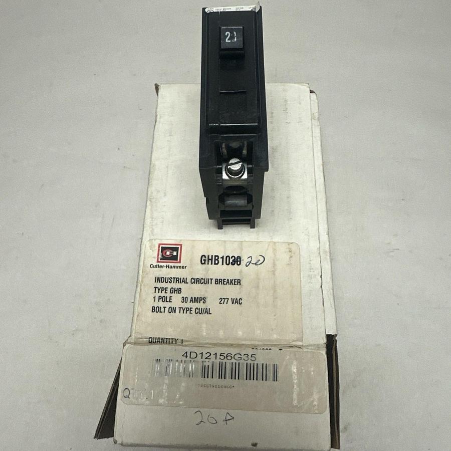Used Cutler-Hammer,GHQ1020,20 Amp 1 Pole Bolt On Circuit Breaker