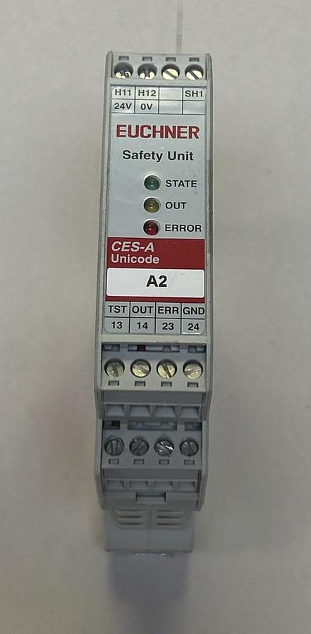 Used EUCHNER,CES-A-ABA-01,SAFETY RELAY UNIT