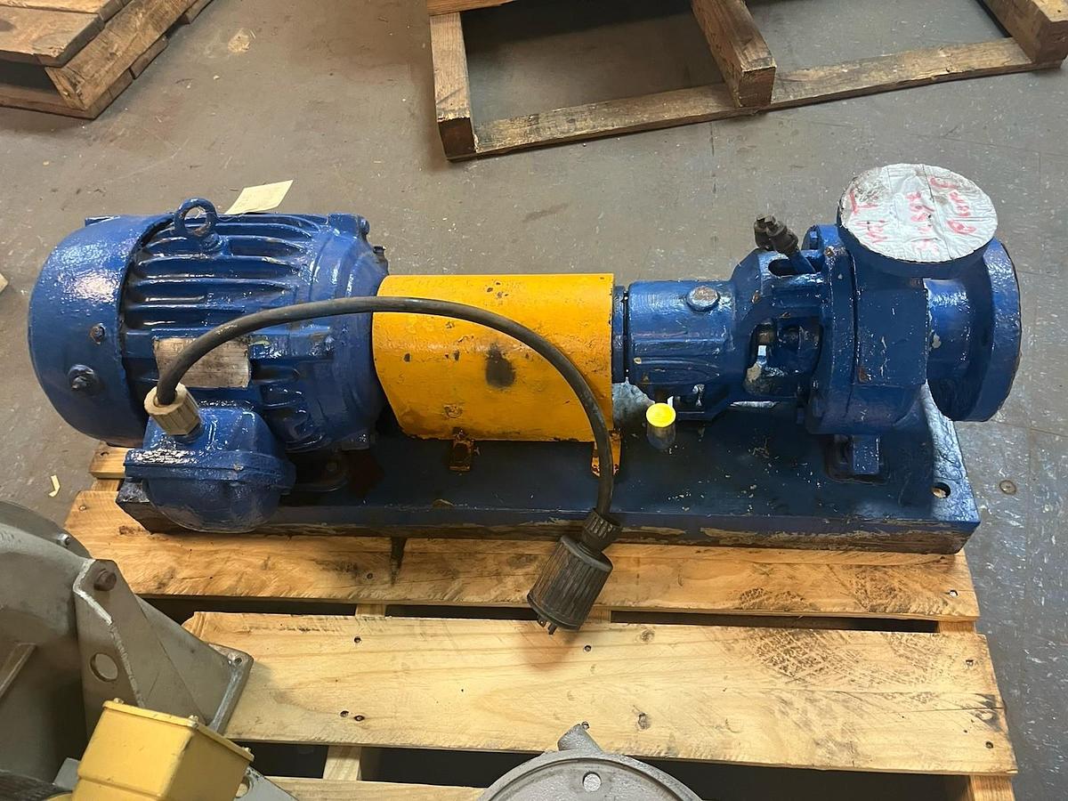 Used DURCO,1.5X3-8,CENTRIFUGAL PUMP 7.5HP 3PH 213T 3500RPM