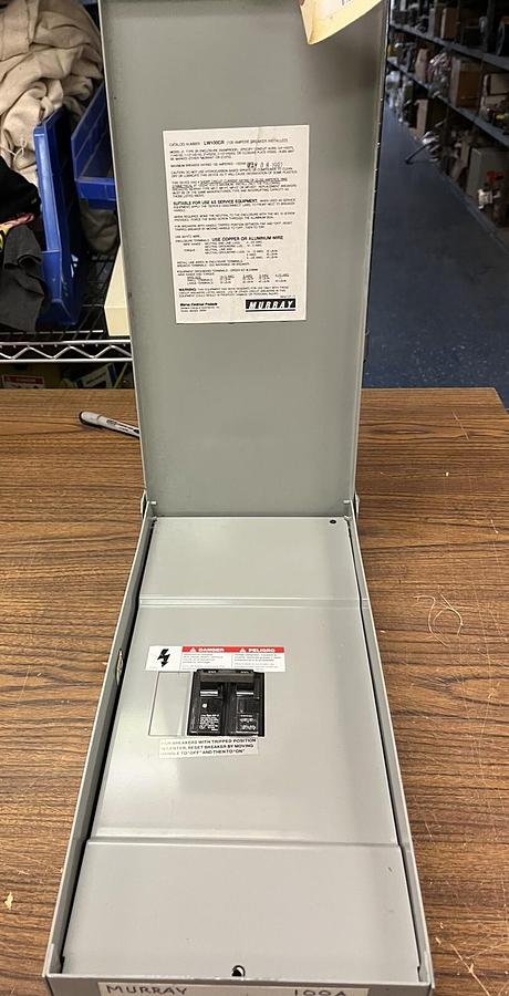 MURRAY,LW100CR,BREAKER PANELBOARD 100A 120/240V 1PH 2POLE