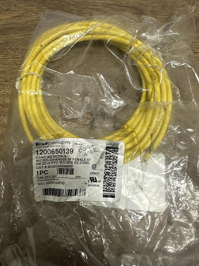 Used Brad Connectivity,1200650139,Cable