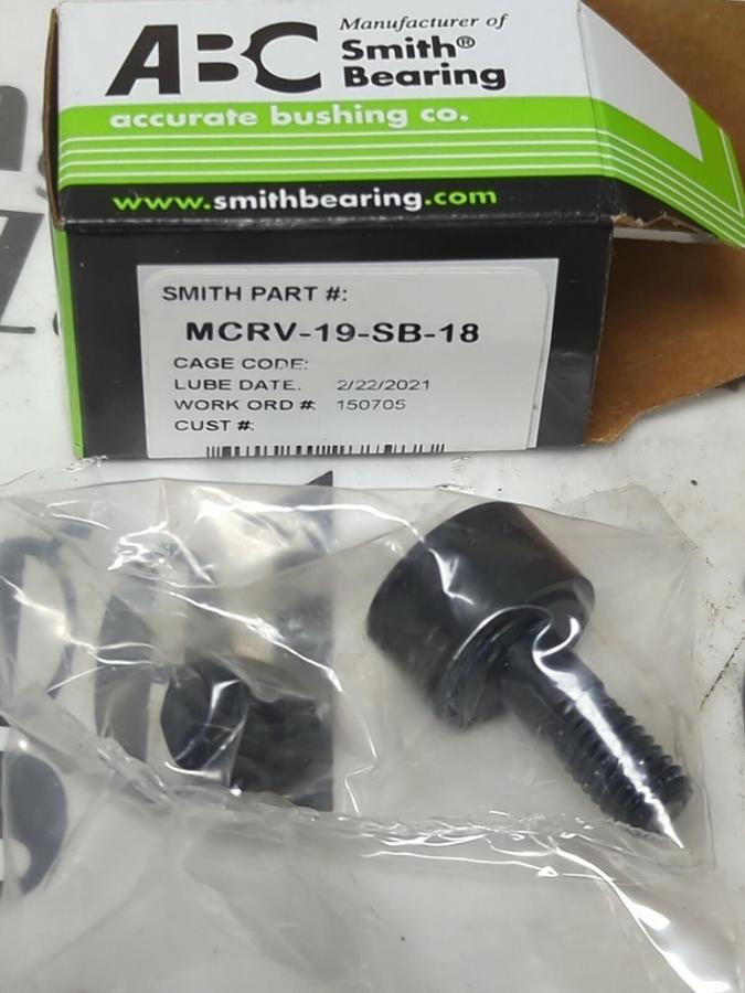 ABC SMITH BEARING,MCRV-19-SB-18,CAM FOLLOWER NOS