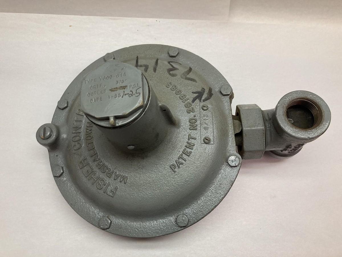 Fisher Controls,Y600-614,Pressure Reducing Regulator 3/8 Inch