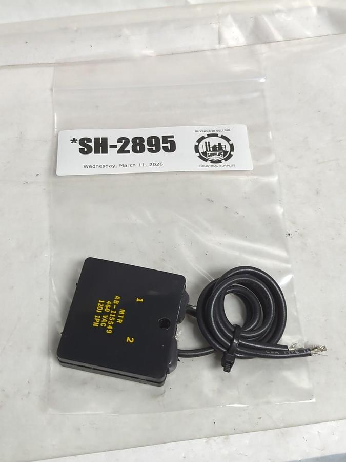 Used MTR,AB-115549,NOISE SUPPRESSOR 460VAC 120J1PH PRE-OWNED