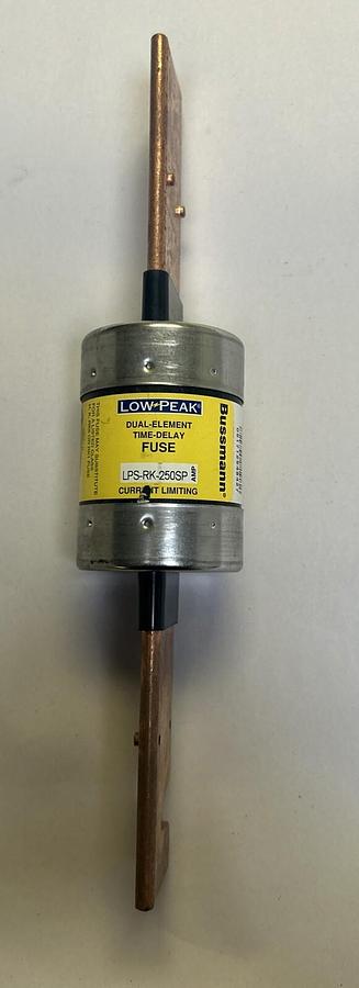 BUSSMANN,LPS-RK-250SP,LOW PEAK FUSE 250A 600V NOS
