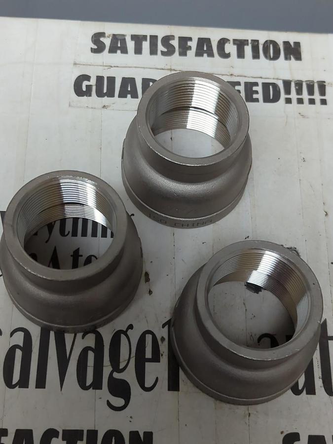 UNBRANDED,MB-304,THREADED PIPE REDUCER 2 INCH X 1-1/2 INCH LOT OF 3 NOS