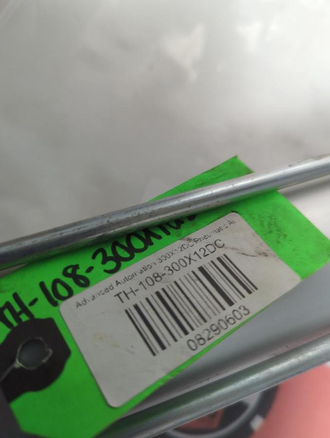 Used ADVANCE AUTOMATION,TH-108-300X12 DC,PNEUMATIC CYLINDER 300X12 DC PRE-OWNED