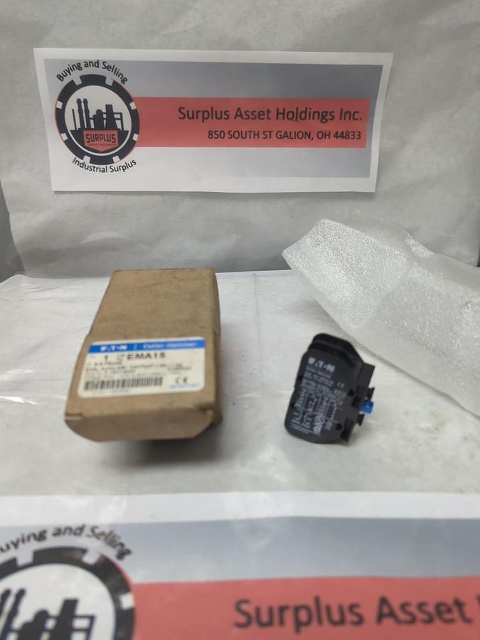 EATON,EMA15,DUAL AUXILIARY CONTACT 1 NO/1 NC NOS