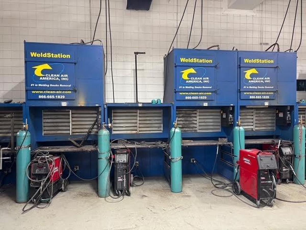 Used Clean Air America,WS5,Weldstation Fume Extractor