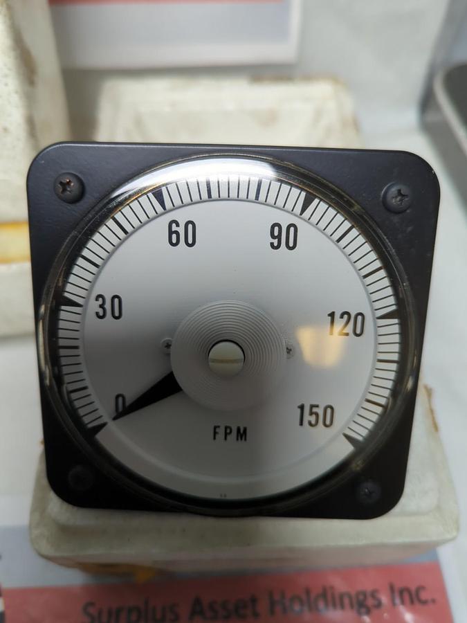 GE,0-150,AMMETER 0-150 FPM NOS